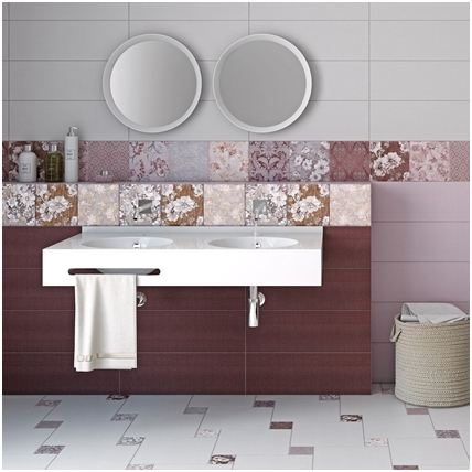 плитка для ванной комнаты Плитка для ванной Kerama Marazzi серия Ателье